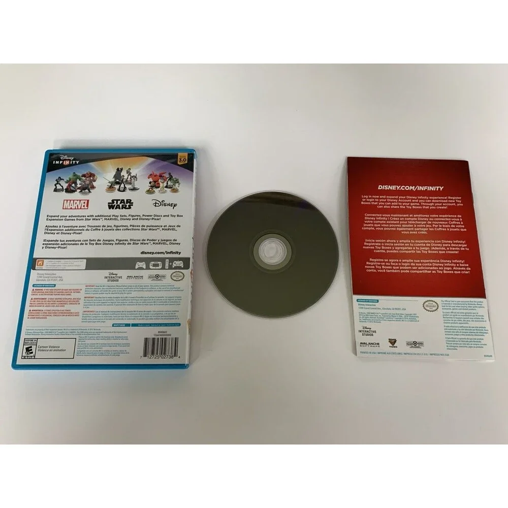 Disney Infinity 3.0 Edition (Nintendo Wii U, 2015) Complete Game
